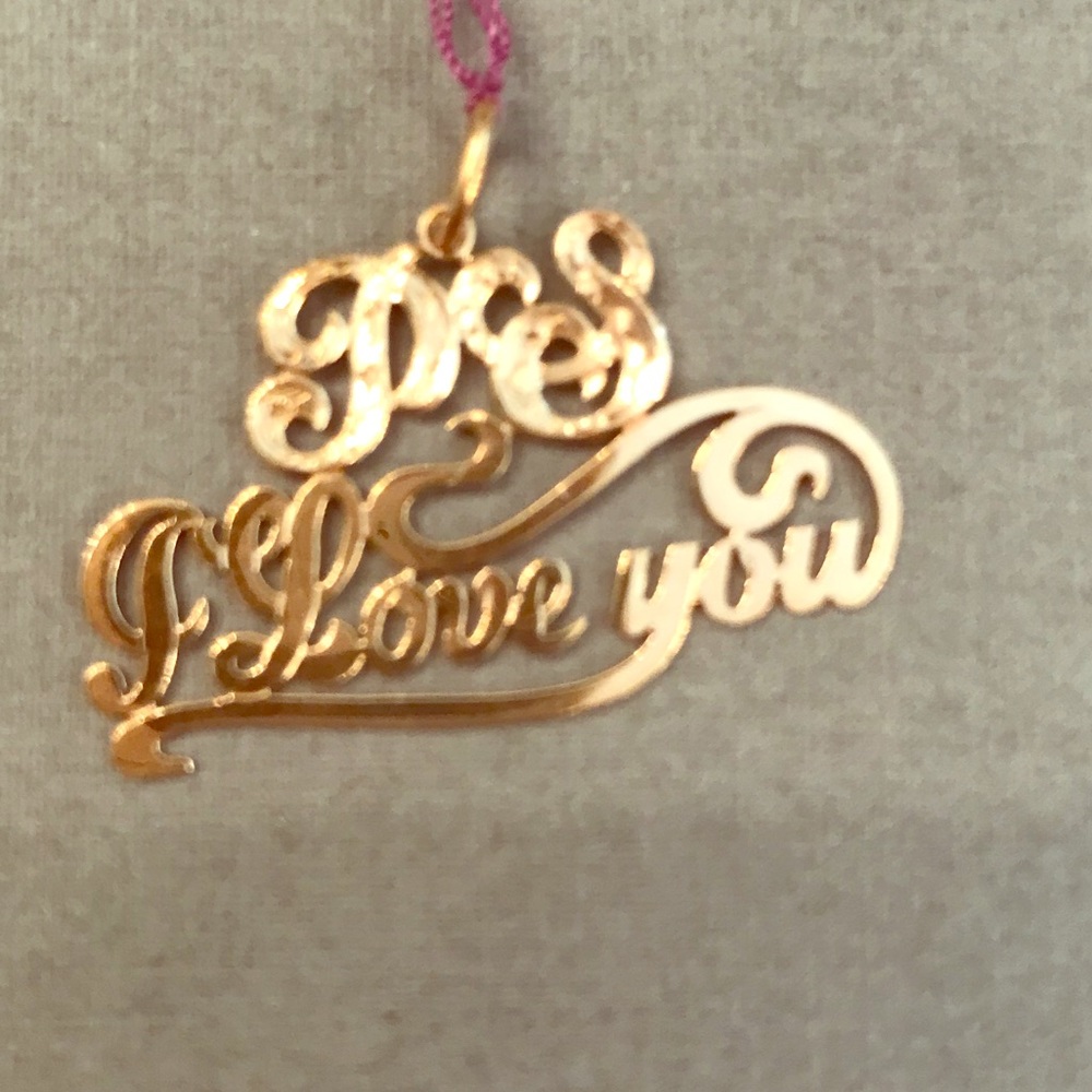 Charm - gold charm